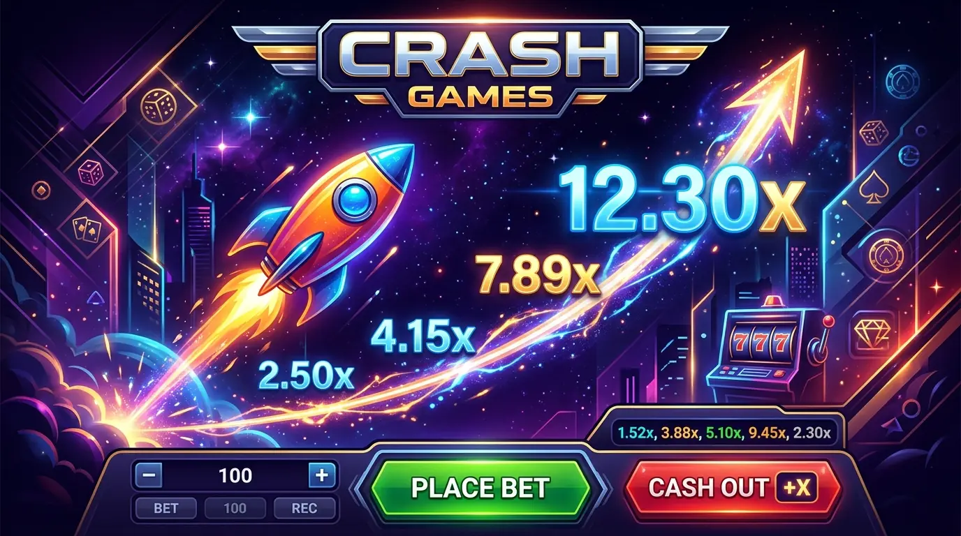 Crashspil på Comeon casino